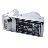 Chrome plastic A/C vent, direct replacements for driver side