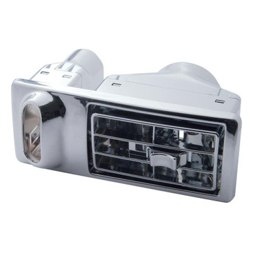Chrome plastic A/C vent, direct replacements for driver side