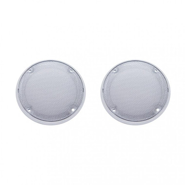 Chrome Plastic Speaker Cover for Kenworth