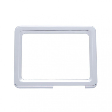 Chrome plastic center dash indicator bezel for Kenworth