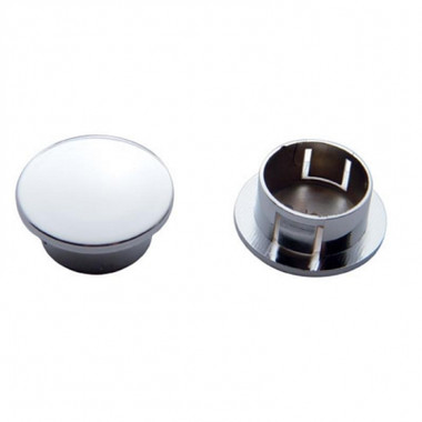 Chrome plastic hole plug for Kenworth