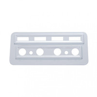 Chrome plastic 4 switch/indicator cover for Kenworth