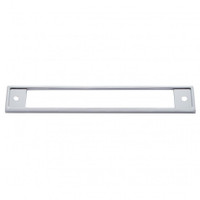 Chrome plastic upper dash instrument panel trim