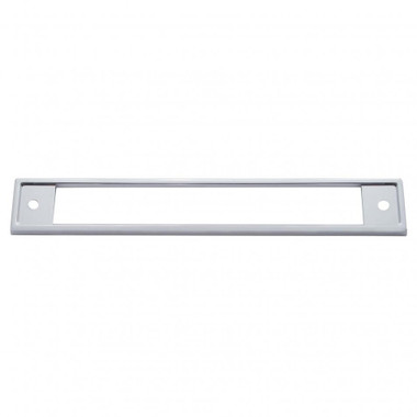 Chrome plastic upper dash instrument panel trim