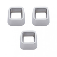 Chrome Plastic Square Indicator Trim for Kenworth