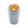 Chrome Aluminum Mini Toggle Switch Extension with Crystal Diamond for Kenworth