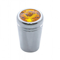 Chrome Aluminum Mini Toggle Switch Extension with Crystal Diamond for Kenworth