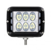 12 high power 3W LED lights with spot & side firing flood function for powerful performance