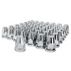 33mm x 2-3/4" Chrome Plastic Original Nut Cover - Thread-On (60/Pack)