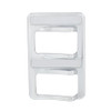 Chrome Rocker Switch Cover - 2 Switches