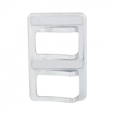 Chrome Rocker Switch Cover - 2 Switches