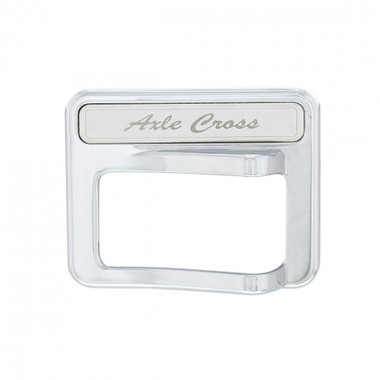 Chrome Rocker Switch Cover - Axle Cross