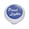 Small Deluxe Dash Knob With "Panel Lights" Blue Glossy Sticker