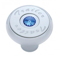 "Trailer" Deluxe Air Valve Knob - Blue Diamond