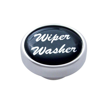 "Wiper/Washer" Dash Knob - Black Glossy Sticker