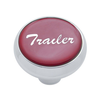 "Trailer" Deluxe Air Valve Knob - Red Glossy Sticker