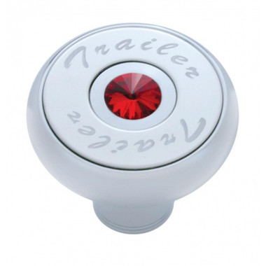"Trailer" Deluxe Air Valve Knob - Red Diamond