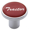 "Tractor" Air Valve Knob - Red Glossy Sticker