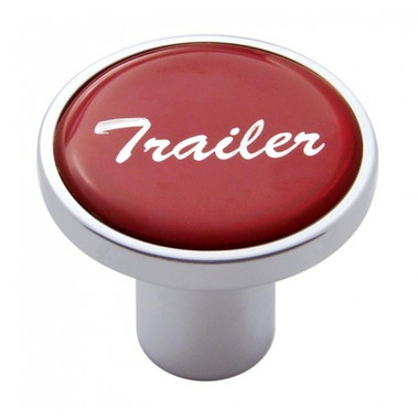 "Trailer" Air Valve Knob - Red Glossy Sticker