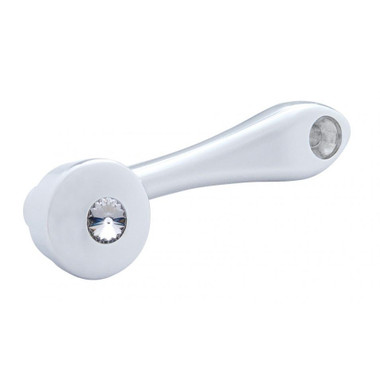 Window Crank W/ Slot Adaptor - Clear Diamond