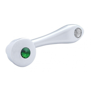 Window Crank W/ Square Adaptor - Green Diamond