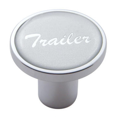 "Trailer" Air Valve Knob - Silver Glossy Sticker