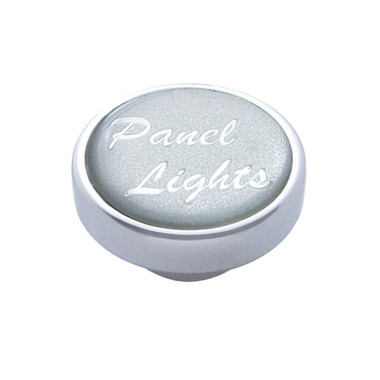 "Panel Lights" Dash Knob - Silver Glossy Sticker