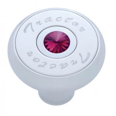 "Tractor" Deluxe Air Valve Knob - Purple Diamond