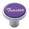 "Tractor" Air Valve Knob - Purple Glossy Sticker