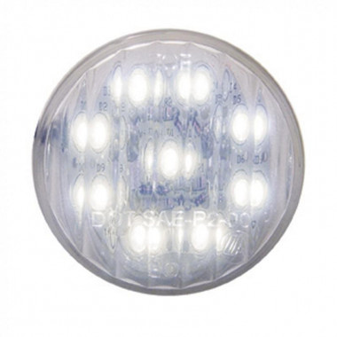 9 LED 2" Auxiliary/Utility Light - White LED/Clear Lens