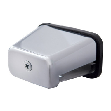 Chrome Rectangular License Light