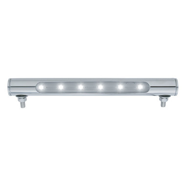 6 LED Polished Stainless Steel Tube License Plate Light For Universal Applications