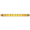 10 LED 9" Turn Signal Light Bar - Amber LED/Amber Lens