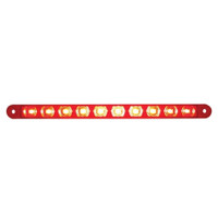 10 LED 9" Stop, Turn & Tail Light Bar Only - Red LED/Red Lens