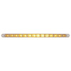 14 LED 12" Turn Signal Light Bar - Amber LED/Clear Lens