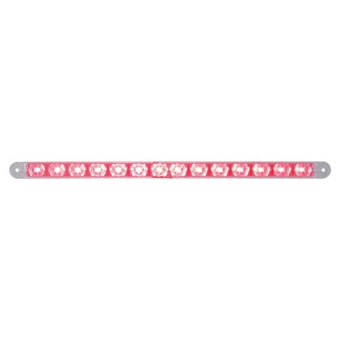 14 LED 12" Stop, Turn & Tail Light Bar Only - Red LED/Clear Lens