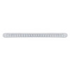 23 LED 17 1/4" Reflector Turn Signal Light Bar W/ Bezel - Amber LED/Clear Lens