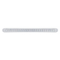 23 LED 17 1/4" Reflector Stop, Turn & Tail Light Bar W/ Bezel - Red LED/Clear Lens