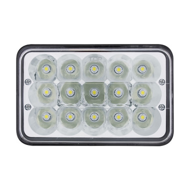15 High Power LED 4" X 6" Rectangular Light