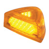 37 LED Peterbilt Turn Signal Light W/ Chrome Base - Amber LED/Amber Lens