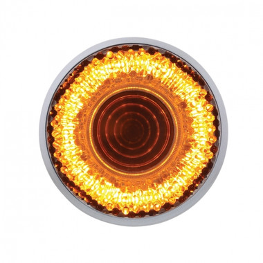 9 LED 2" "Mirage" Clearance/Marker Light - Amber LED/Clear Lens