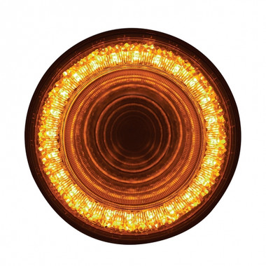 24 LED 4" Mirage Turn Signal Light - Amber LED/Amber Lens