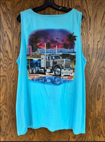 TANK TOP BLUE WITH '72 PETE STOREFRONT