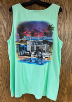 TANK TOP GREEN WITH '72 PETE STOREFRONT