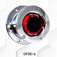 Chrome Plated Billet Aluminum Front Oil Cap Covers for 4-1/2" Bolt Pattern Sold as a set of 2