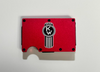 RED WITH BLACK CROOKED K