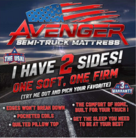 AVENGER DOUBLE SIDED TRUCK MATTRESS