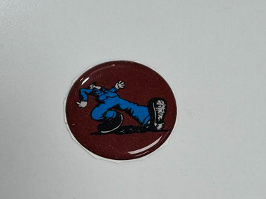 MARROON WITH BLUE