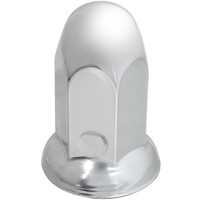 GGA10265 Bullet Chrome Steel Lug Nut Cover with Flange