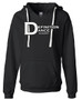 Black DDA V-Neck Softstyle Hooded Sweatshirt